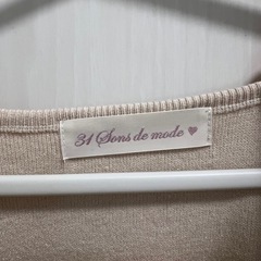 31 sons de mode長袖ニットの画像