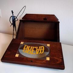 ビンテージブレッドケース  木製の画像