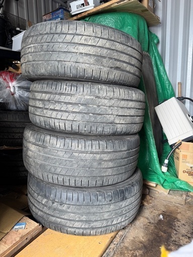 DUNLOP LE MANSV 245/45R18夏タイヤ4本17年製バリ溝