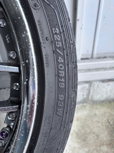 最終本日で受付終了　
値下げWEDS　19インチアルミホイール