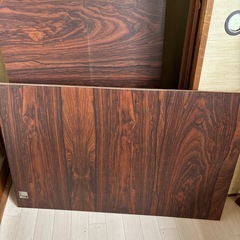 木目調　室内用ドア　小サイズ2枚