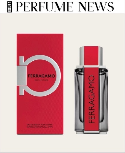 Ferragamo Red Leather 香水 未使用