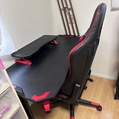 ゲームデスクとチェアー受け渡し決定