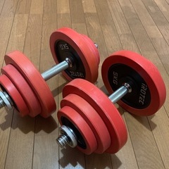 ラバーダンベル 40KG 片手20KG×2個セット /IROTE...
