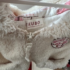 子供服　もこもこベスト 110の画像