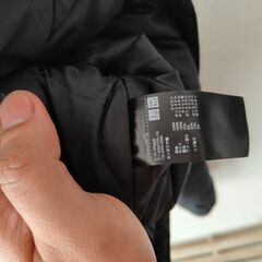 大きいサイズの冬用の厚手コート。の画像