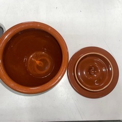 久松窯　蓋付き 1号 壺 梅干し 漬物 1.8L 常滑焼 中古品 ③の画像
