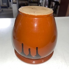 久松窯　蓋付き 1号 壺 梅干し 漬物 1.8L 常滑焼 中古品 ③の画像