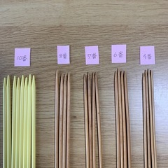 値下げ　編み物用　棒針5種類の画像