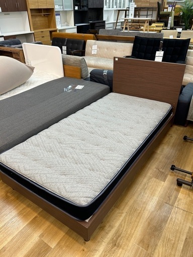 【軽トラック90分無料貸し出し/お値下げ】ノンブランドのシングルベッドが入荷しました！！