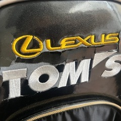 メンズキャディバック　LEXUS 黒・金の画像