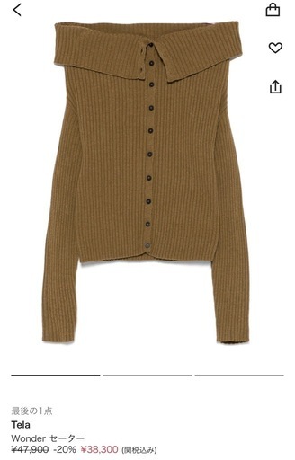 Tela wonder セーター