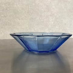 昭和レトロ★約20cm★ガラスボウル★色付きガラスの画像