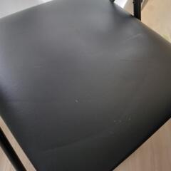 黒 折りたたみ椅子の画像