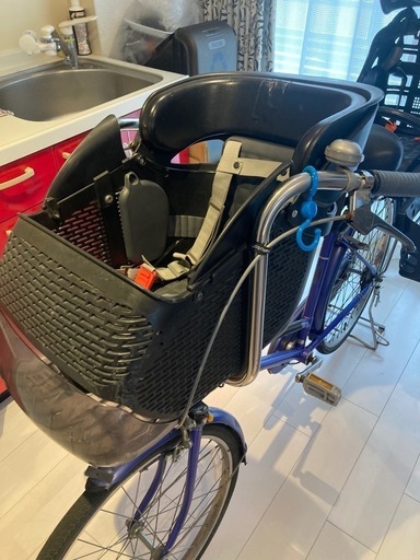 チャイルドシート付き自転車