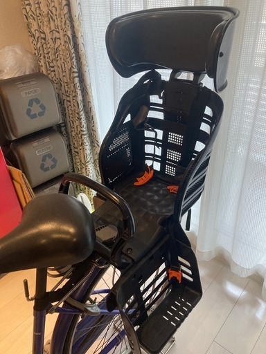 チャイルドシート付き自転車