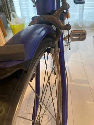 チャイルドシート付き自転車