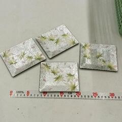 0316-150 工芸品　七宝焼　春秋　tutanka銘々皿４枚