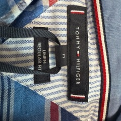 tommy hilfigerトミーヒルフィガー メンズリネンシャツ 新品・未使用の画像