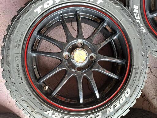 旭川近郊から　S-HOLD 15インチ　オープンカントリー165/60R15