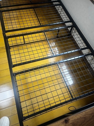 ニトリ シングルパイプベッド FV2 ニトリパイプベッドシングル2つセット シングルパイプベッド(バジーナ