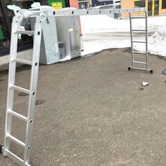 折り畳みはしご 多機能はしご 多目的はしご 梯子 ハシゴ 足場台 アルミ の画像