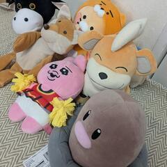 ぬいぐるみ セット(ポケモン/おぱんちゅうさぎ等)の画像