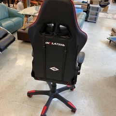 K2503-338 配送不可 INFLATION ゲーミングチェア キズ汚れ有り (ニュー 