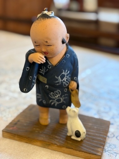 博多人形 西頭哲三郎 作 稀少 日本人形 郷土玩具 伝統工芸 子供 置物