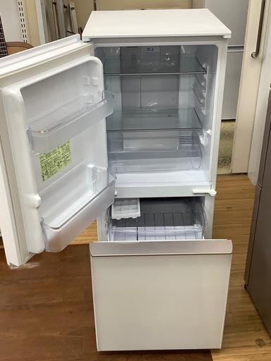 2ドア冷蔵庫 SHARP SJ-GD14E-W のご紹介!!