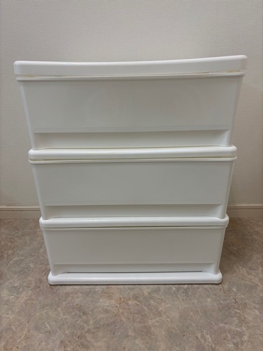 NITORI ニトリ 6段 チェスト 箪笥 衣類 収納 白 ホワイト WISH3 100HC