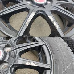 【中古品】165/70R14 ホイール付き スタッドレスタイヤ ハスラーなどの画像