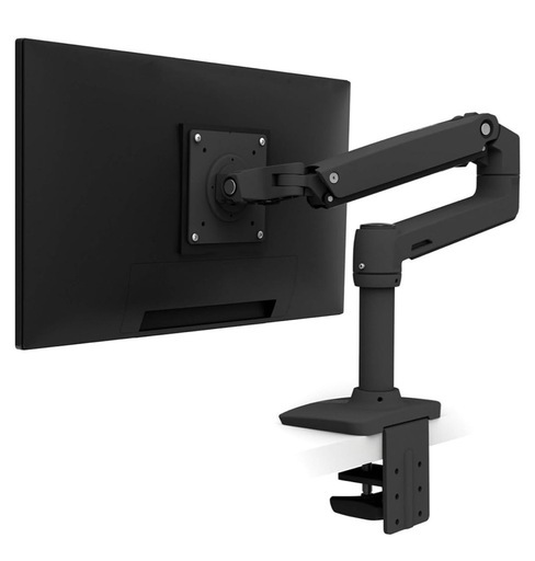 ERGOTRON エルゴトロン LX デスク モニターアーム マットブラック 34インチ(3.2~11.3kg)まで
