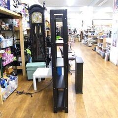 5段 収納棚 幅62×奥25×高165 シェルフ 本棚 多目的棚 収納家具 棚 収納 ブラウン 茶系 札幌市厚別区 厚別店の画像