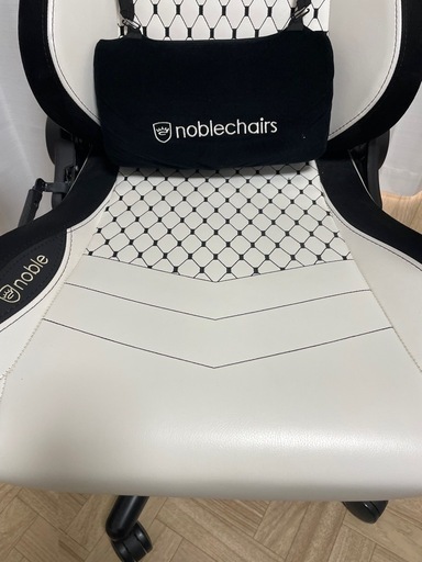 NOBLECHAIRSプレミアム ゲーミングチェア NBL-PU-WHT-002