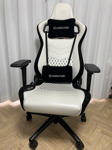 NOBLECHAIRSプレミアム ゲーミングチェア NBL-PU-WHT-002