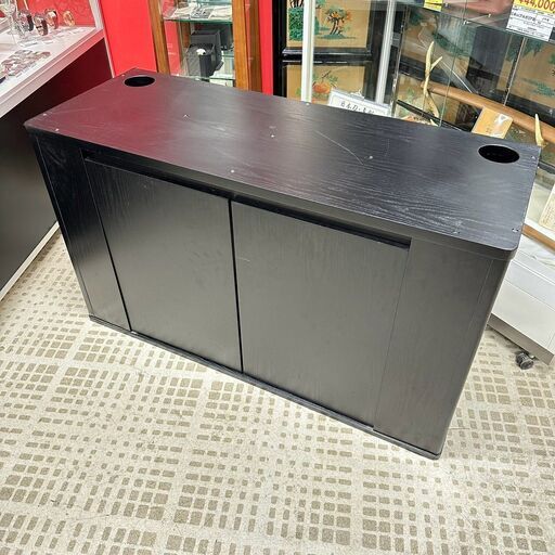 コトブキ 水槽台 1200L ブラック 収納付き