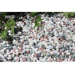 正宇トレードLLCオリジナル五色玉砂利 天然石 3分(10~16ｍｍ) 10kg - 本庄市