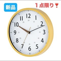 新品⭐️ 壁 時計 壁掛け 木製　吊り下げ式壁掛け時計　見やすい...
