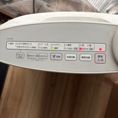 sharp加湿機能付きファンヒーターの画像