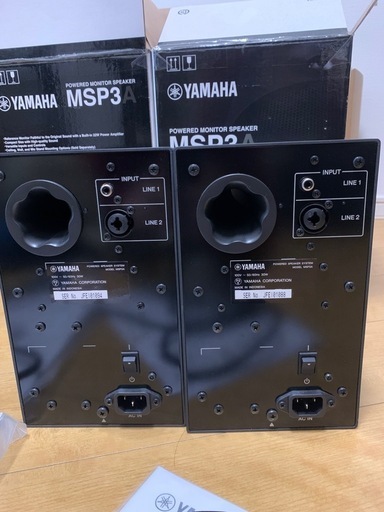 箱あり・状態良好 ヤマハ　Yamaha MSP3A パワードスピーカー　 