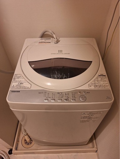 【3月28日引き取り限定】洗濯機　東芝　AW-5G6