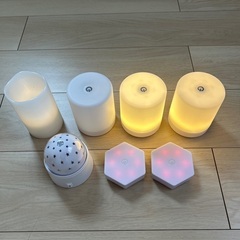 電池式照明7点です。