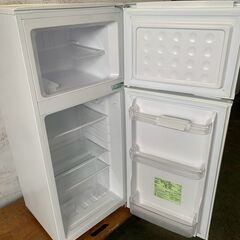【IRIS OHYAMA】 アイリスオーヤマ 2ドア 冷凍冷蔵庫 容量118L 冷凍室28L 冷蔵庫90L IRSD-12B-W 2021年製 J0794の画像