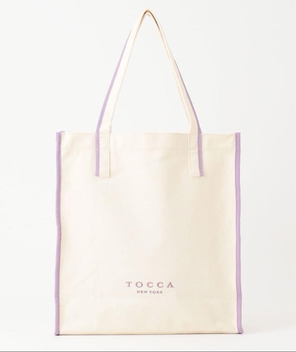 【新品 未開封】TOCCA ロゴ入りキャンバストートバッグ