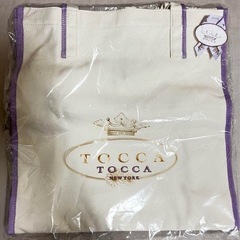 【新品 未開封】TOCCA ロゴ入りキャンバストートバッグの画像