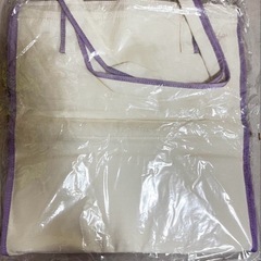 【新品 未開封】TOCCA ロゴ入りキャンバストートバッグの画像