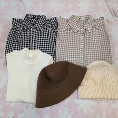 １点200円２点300円ユニクロ・GUＳサイズと帽子の画像