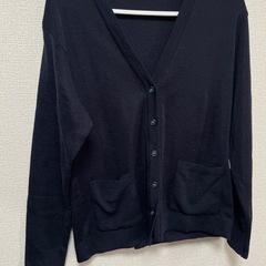 カーディガン ビジネス レディース ネイビー