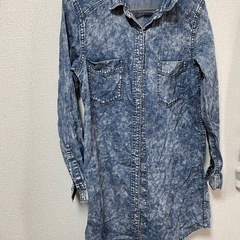 デニム　シャツ レディース ワンピース